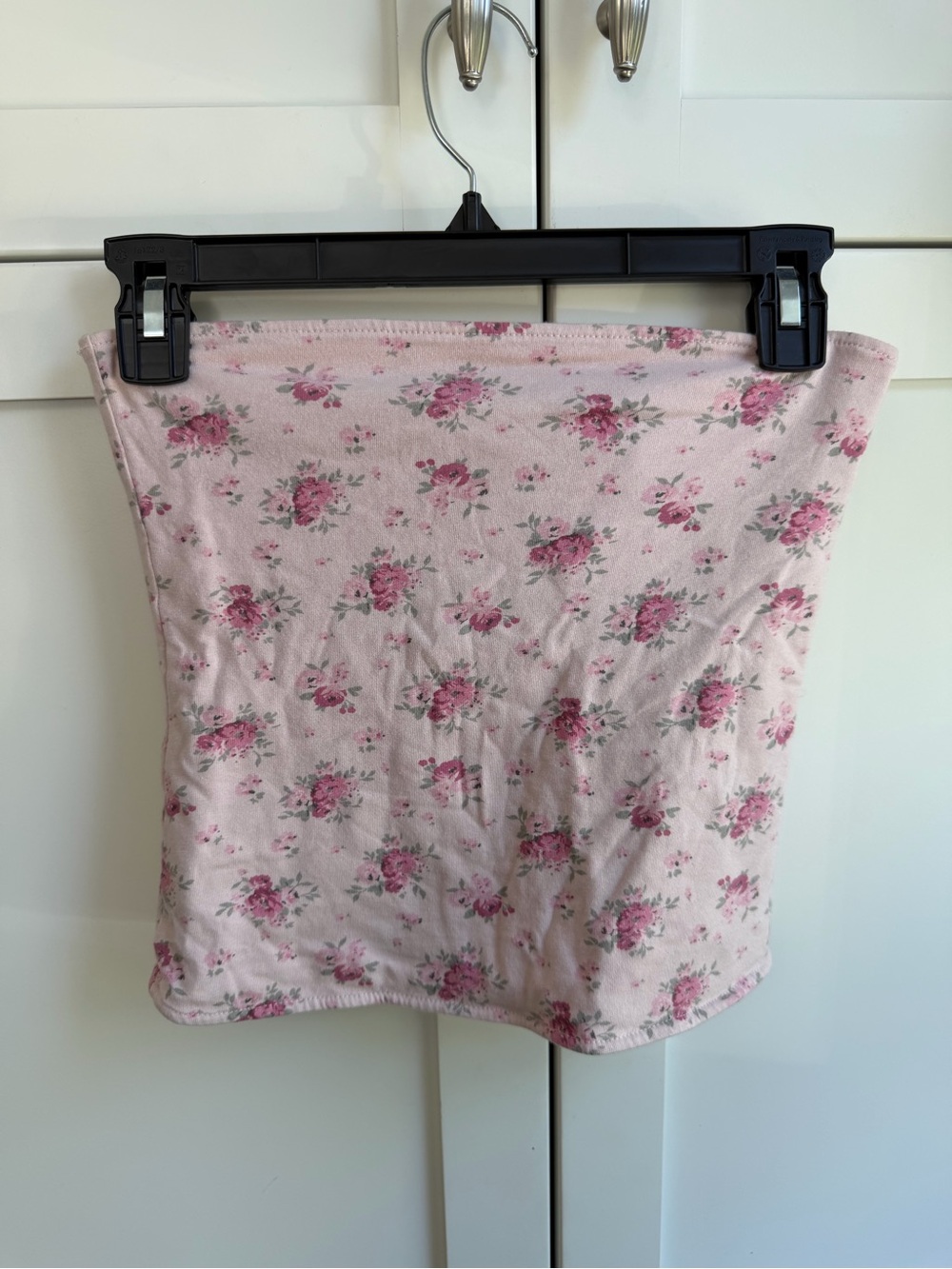 Hollister Pink Floral Bandeau Tube Top